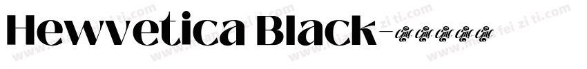 Hewvetica Black字体转换